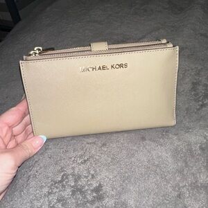 Michael Kors Tan Clutch